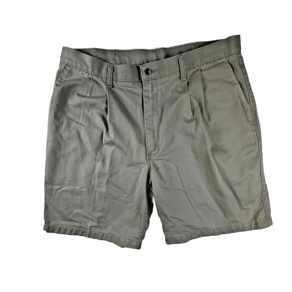 Men's Size 36 Beige Khaki Casual Walking Chino Timber Creek Shorts - Picture 1 of 10